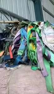 山东出废旧安全带十吨！