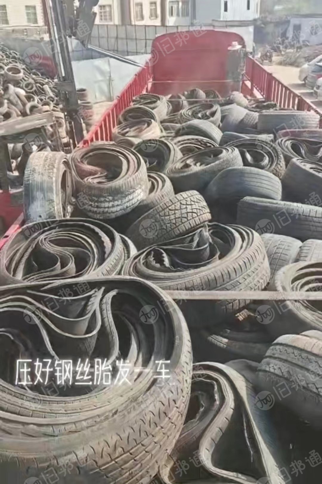 出售切割套好的小钢丝胎,现货一车
