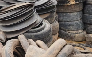 长期出售废旧轮胎、分割的小钢丝胎