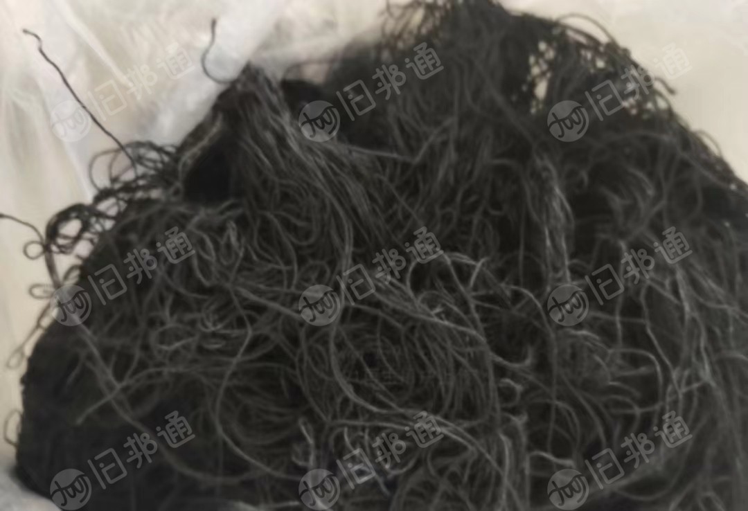 出售黑白涤纶废纱,干净无杂,可直接上机!