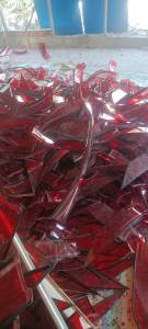 大量出售PMMA汽车灯罩破碎料，全是厂货