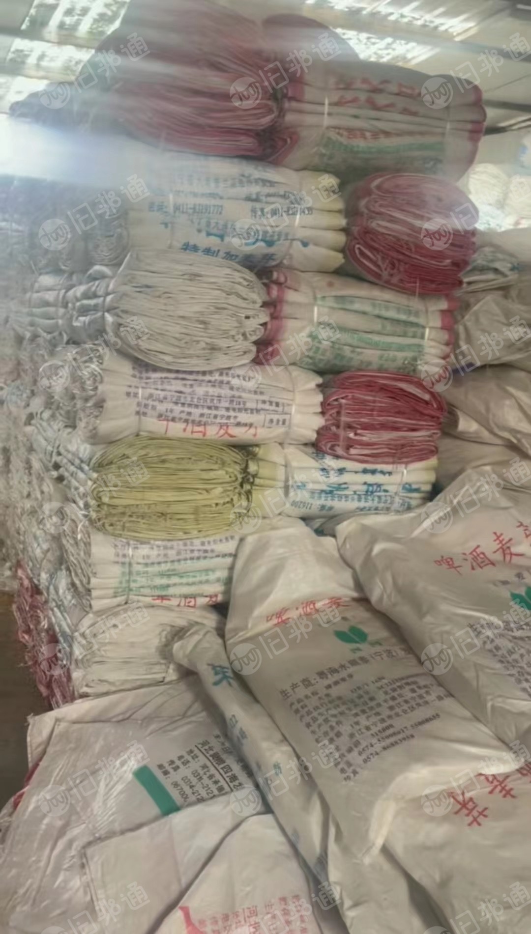 出售二手编织袋,吨包,二手纸塑袋。出售豆粕袋,白砂糖袋,聚酯切片吨包等