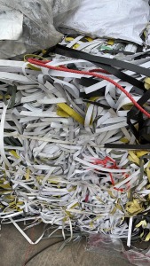 出售PP打包带毛料，透明、黄色、杂色都有