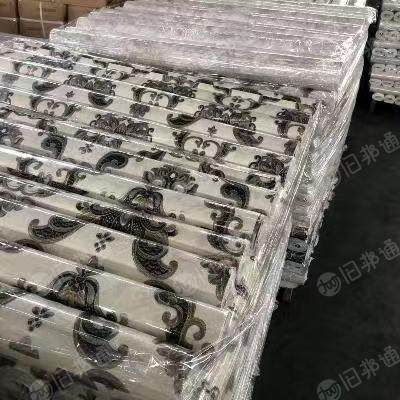 大量收购试机纸PVC壁纸深压纹壁纸零散支尾货