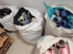 制衣剩下的缝纫线余料，需要的老板联系