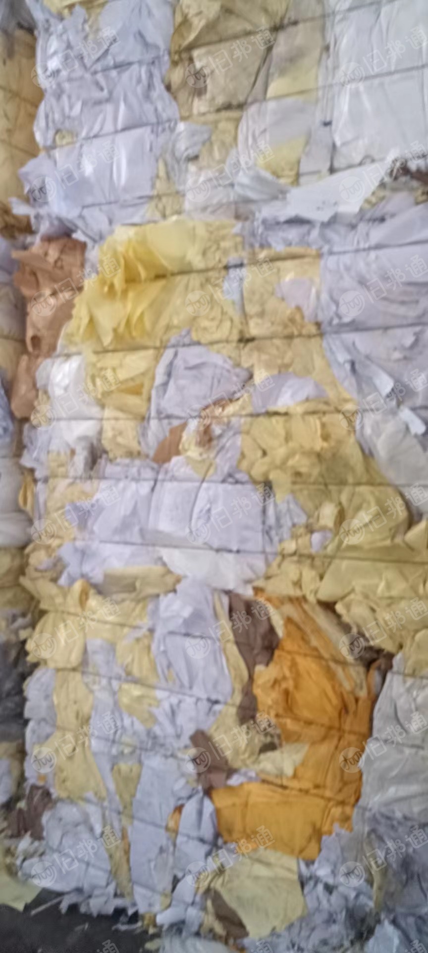 出售淋膜纸废料,黄白混打,一个月60吨