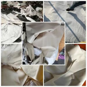 求购各种软PVC边角料,夹网布,汽车坐垫海绵革,跑步机履带
