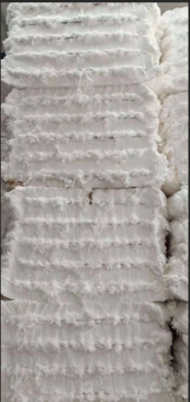 出售纯白化纤开花棉,不含荧光剂