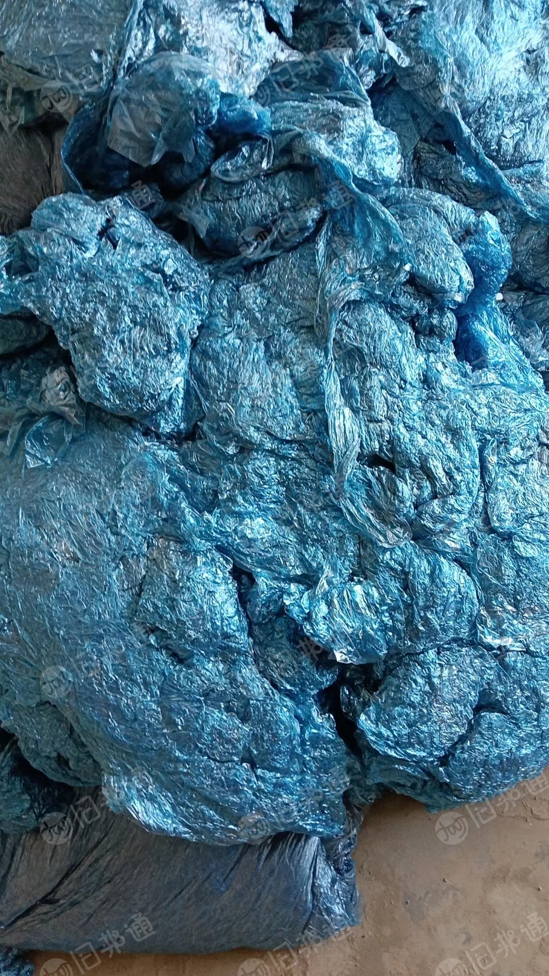 常年出售PVC蓝膜破碎料,现货十几吨