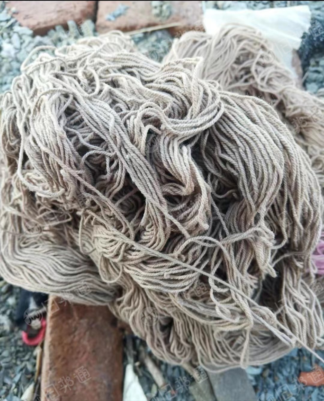 出售一批纯棉无胶棉线废料!