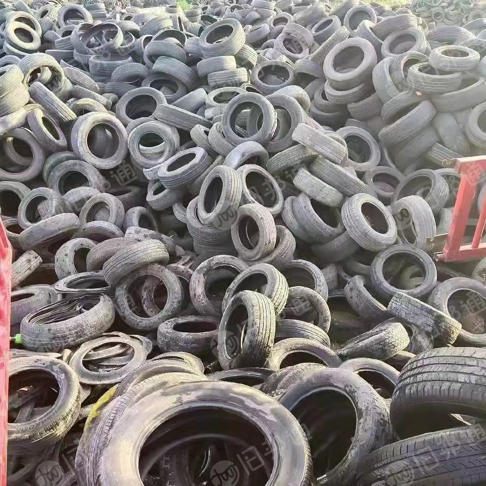 常年出售废旧轮胎,小钢丝胎,切割套好的