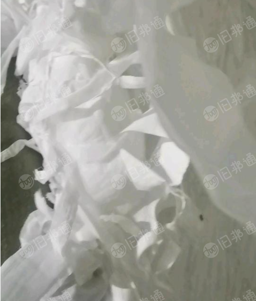 长期出售白色卫生巾复合边角料,pet复pe,造粒用,现货70吨