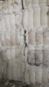 出售混纺软回丝开花棉，现货40吨