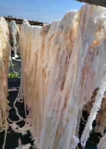 长期大量销售褪色布边纱、长条花纱、刀口纱球纱蓝纱！