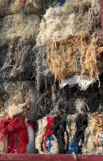 长期出售PP丙纶废丝,尼龙地毯料,废丝