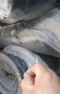 灰色无纺布卷布几吨，像纸一样厚，江苏苏州提货！