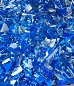 长期出售蓝桶破碎料，HDPE破碎料