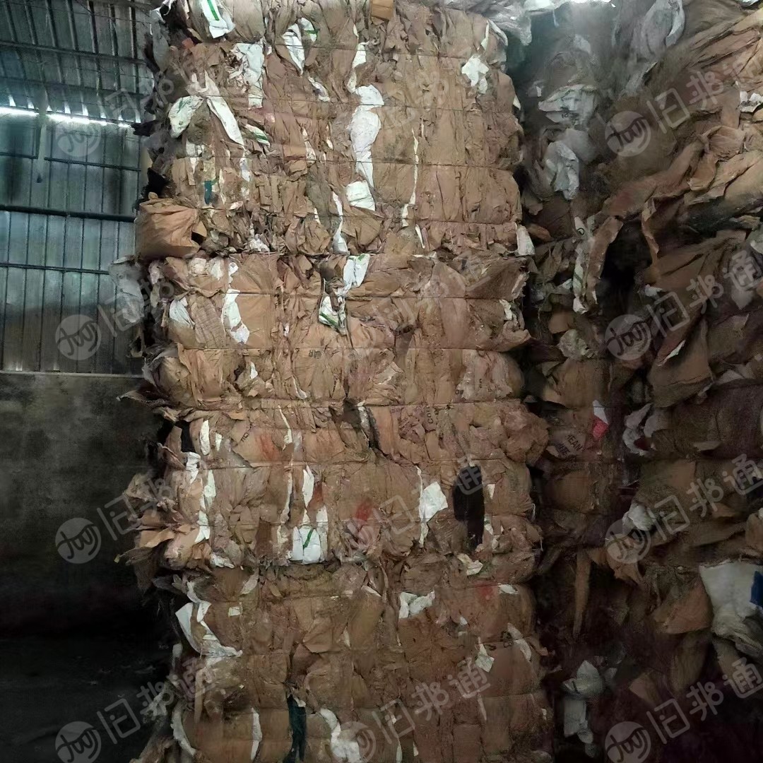 出售纸粉袋,压包好的,现货一百多吨