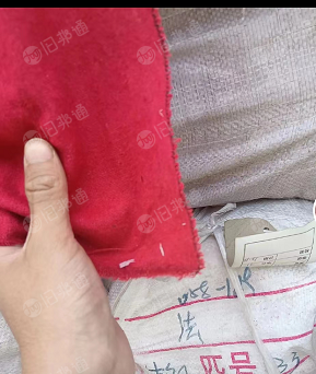 出售大红色立绒,法兰尼,库存布