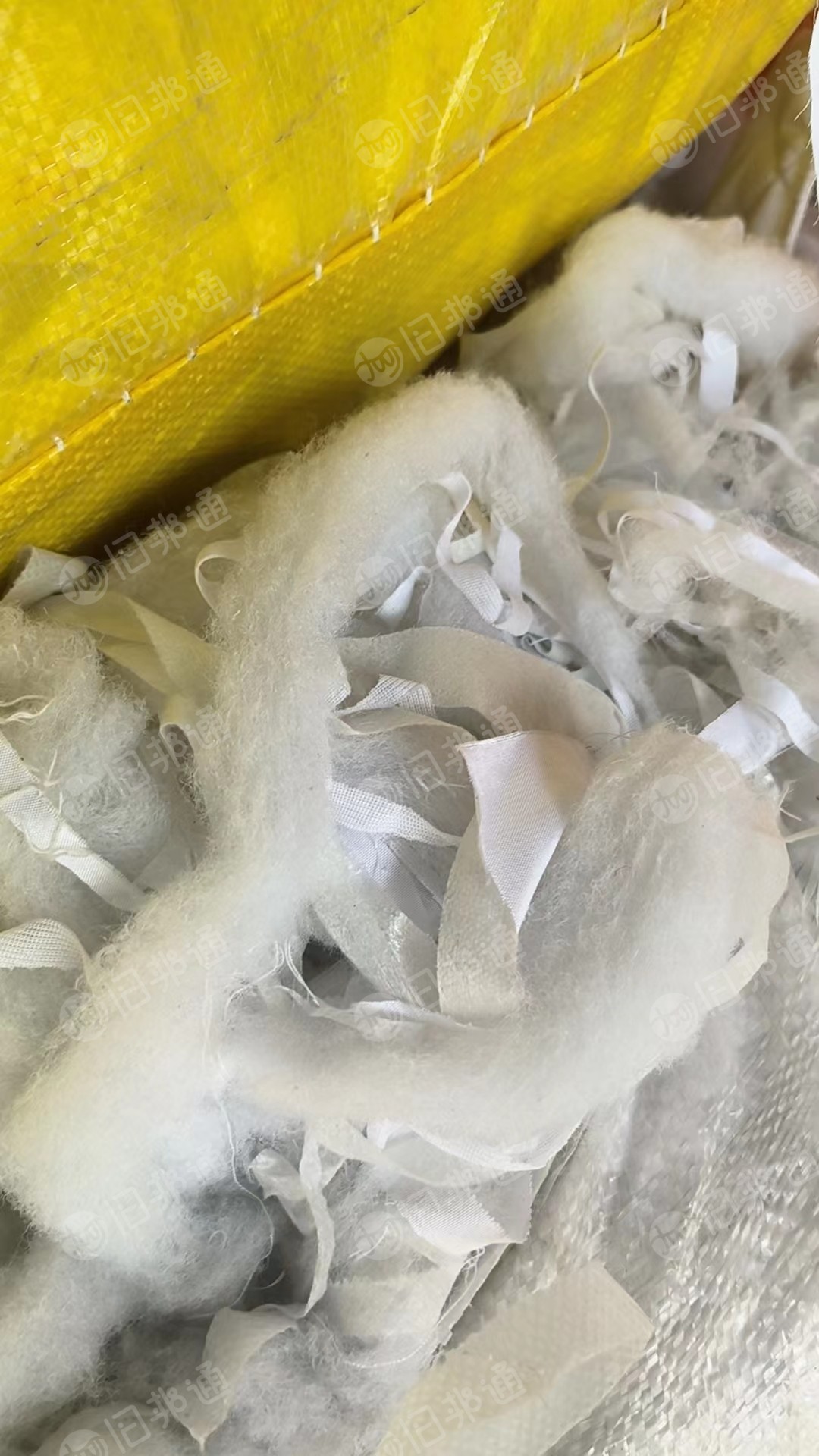 出售带布丝绵下脚料,白色绗棉下脚料,布夹棉下脚料