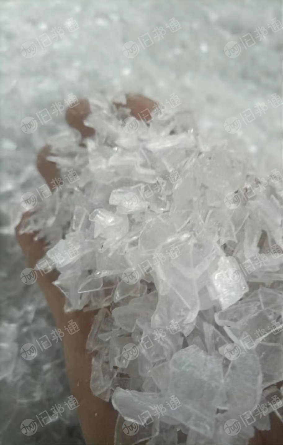 大量出售PET吸塑片破碎料,低温PET破碎料