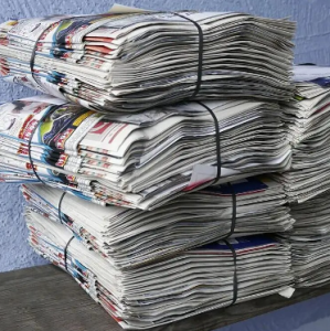 长期大量收购二手旧报纸，库存新报纸，打包站分拣打捆报纸