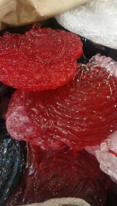 大量回收亚克力色明破碎料，车灯，透明块料，明制件，明板，各色MS料