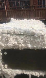 出售纺织原料。粗纱头，现货够车，欢迎来电谈