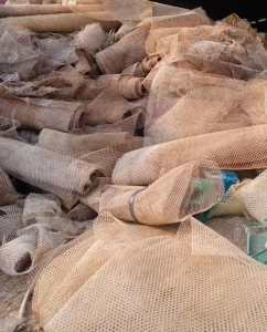 长期收购鸡网废料