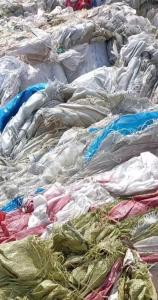 出售肉联厂，冷冻厂下来的废旧编织袋