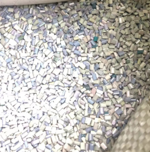 出售低温PET颗粒，可以注塑做扇子