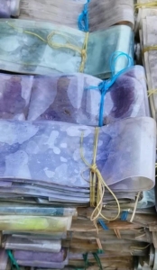 现金回收PVC门帘毛料,水晶板毛料,新边角料或者废旧都可以