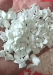 长期稳定出售阻燃PP破碎料，纯白色