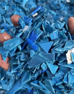 大量出售再生全漂小蓝桶破碎料