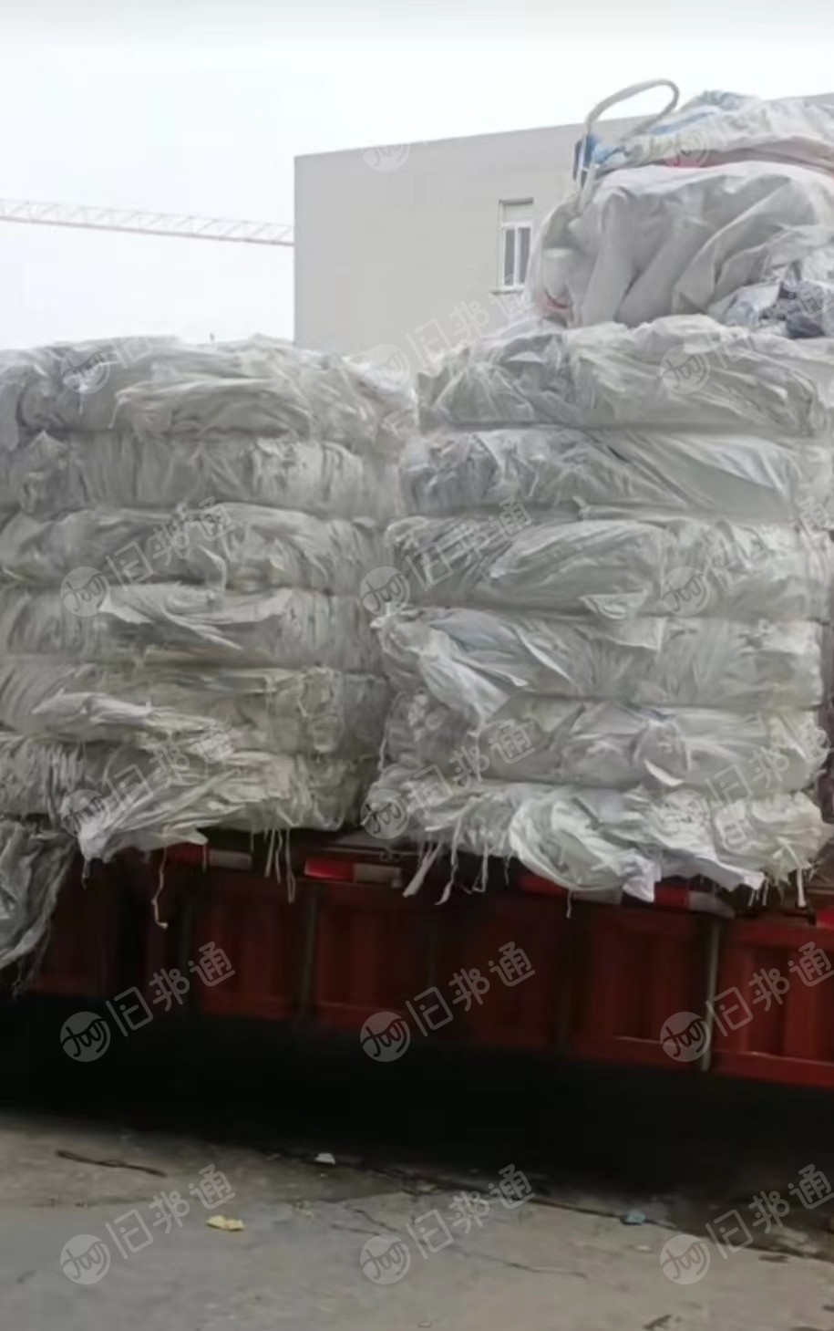 大量出售废旧编织袋,打包带,吨包压块