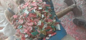 常年出售PP打包带破碎料，上等的花漂，一级打包带够挂车