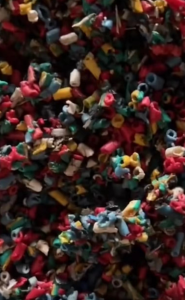 长期出售水粉PVC铜米料