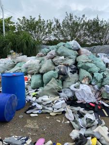 回收新旧鞋底料，分解二次利用