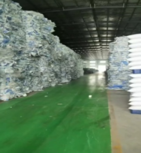 长期出售纯PP无纺布蓝色PP防护服废料