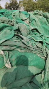 大量回收废旧安全网，丙纶滤布，上门自提！