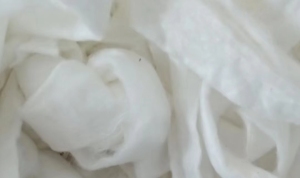 长期回收各种针刺无纺布边角料，库存！