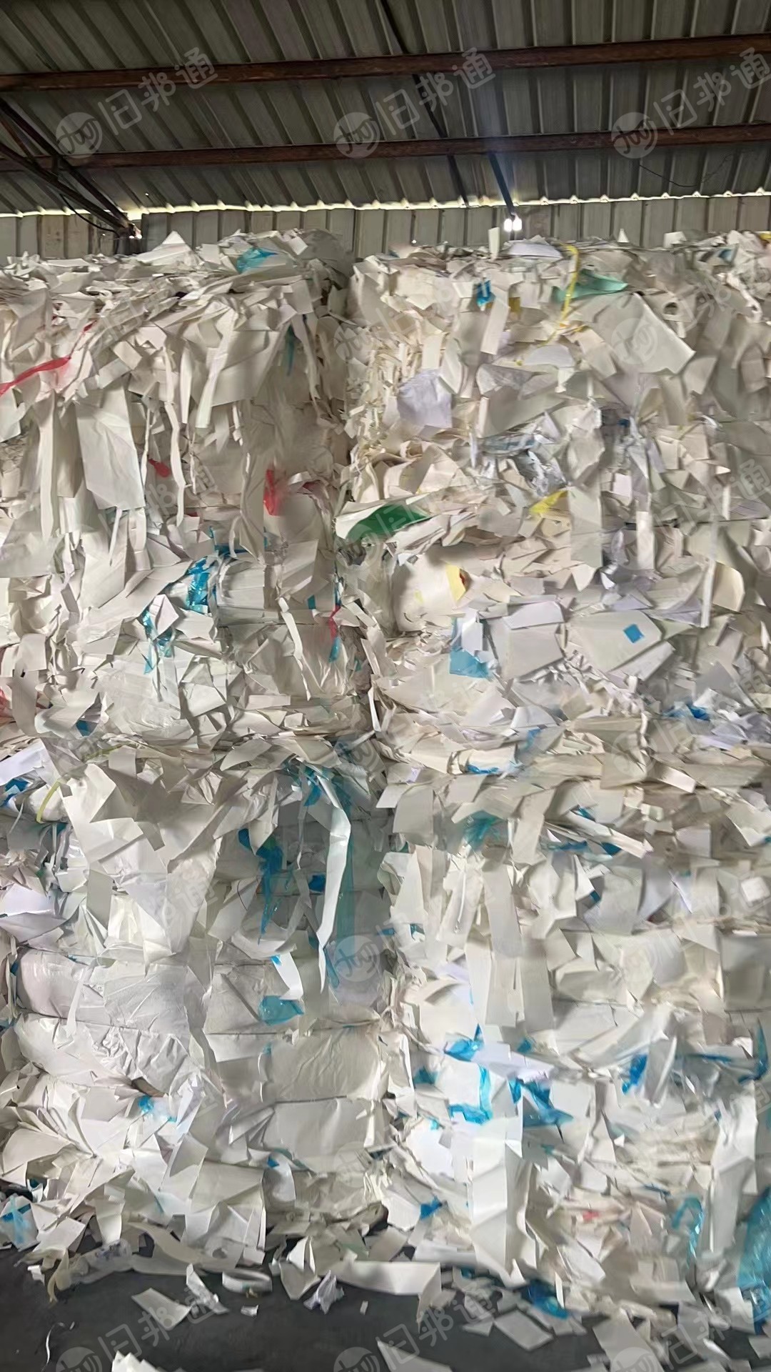 白色鱼竿纸废料大量回收