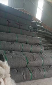 500克大棚毡，有硬度，有拉力，针刺毡厂长期大量出售