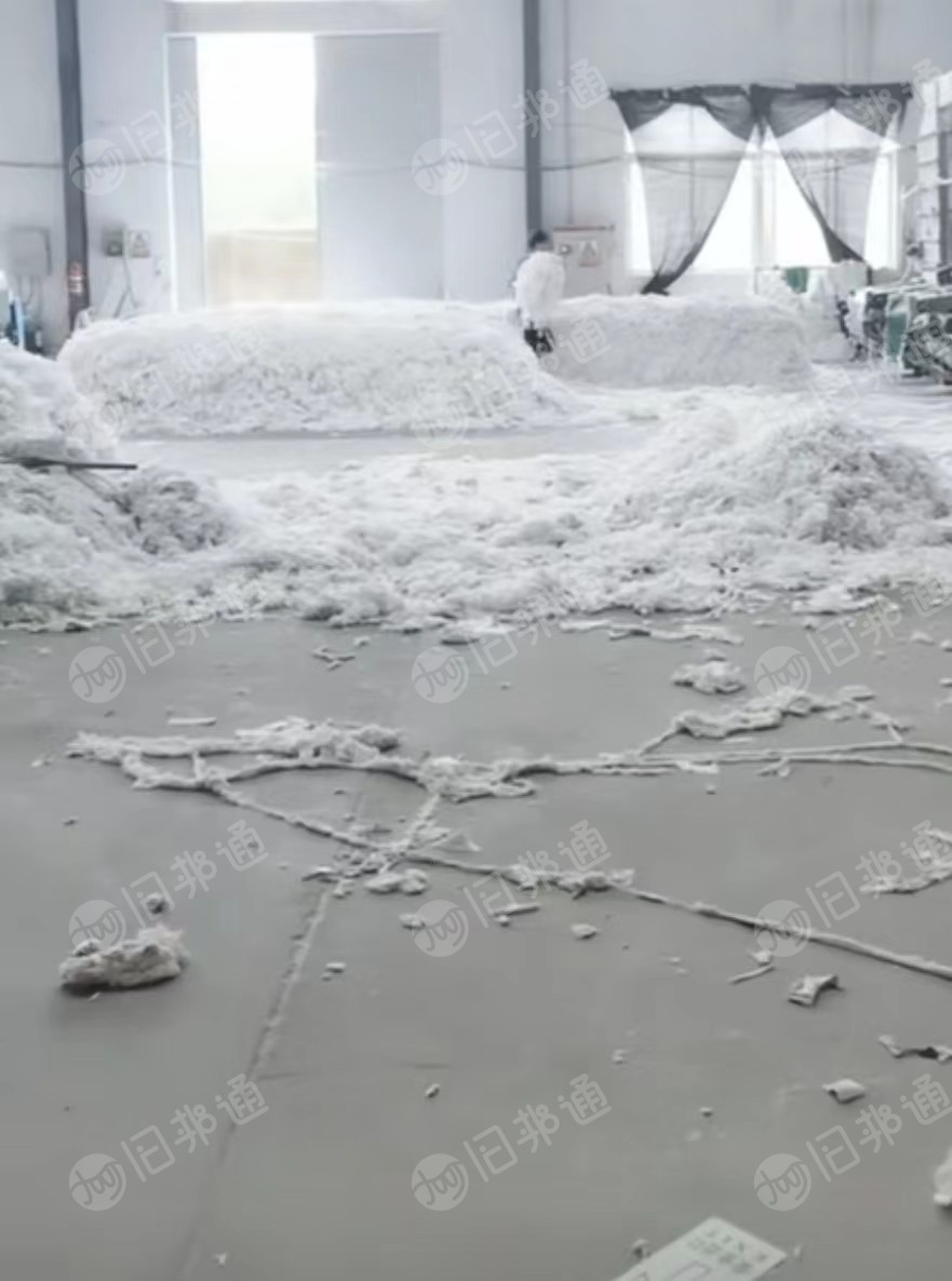 漂白化纤棉，手套纱专用棉花，可纺5-10支手套纱，大量出售