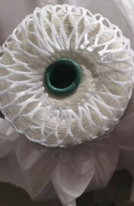 21棉锦纶库存丝4吨多出售