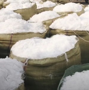 涤纶白色废丝废布大量采购