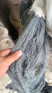 出售涤纶回丝，黑色、灰色，现货30吨