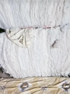 出售开松好的丝绵，再生丝绵，丝绵开花料