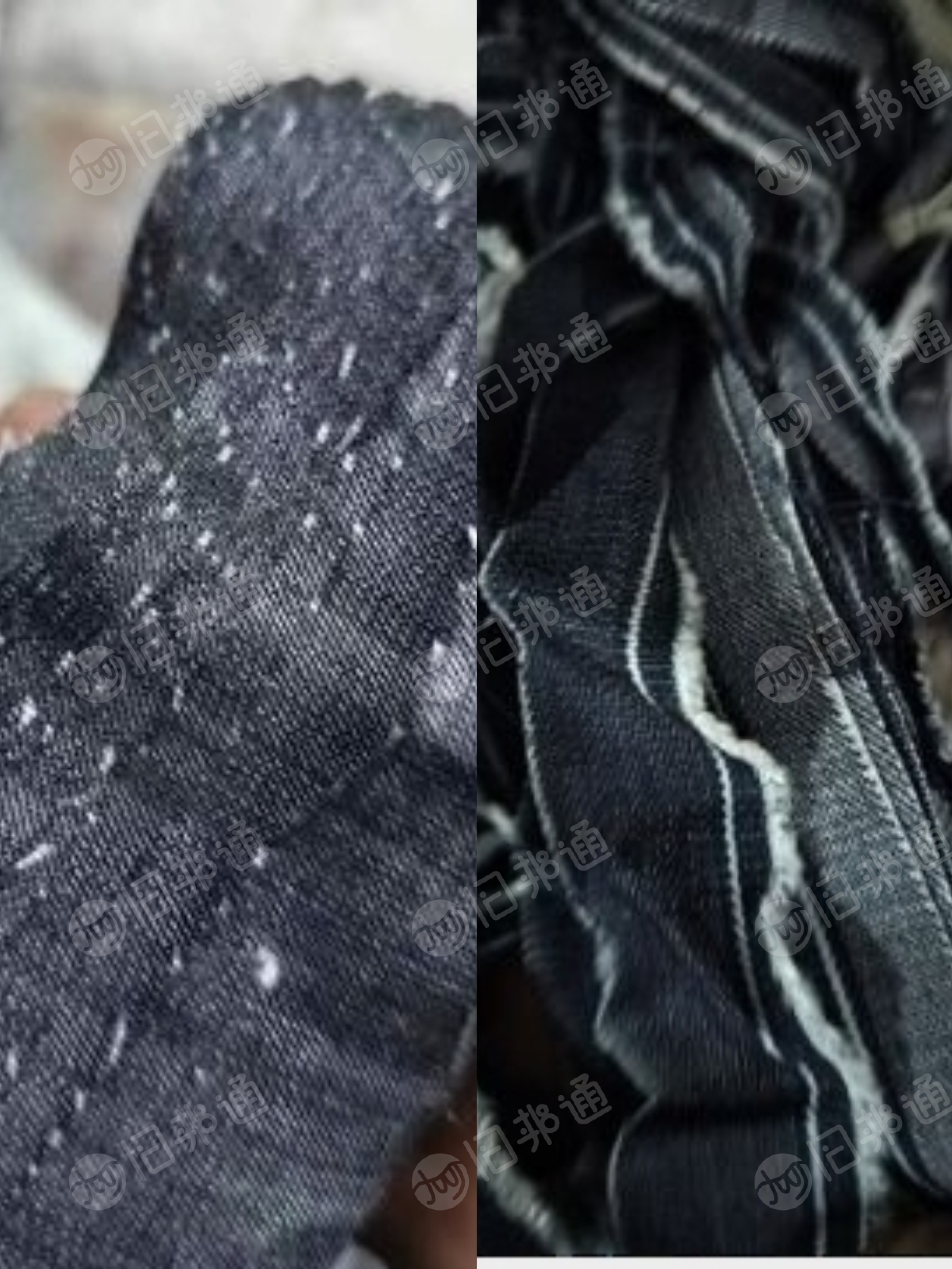 褪色牛仔布,大量回收