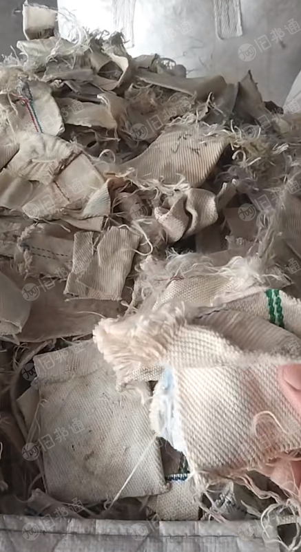 开花用的白色布边,废丝大量回收
